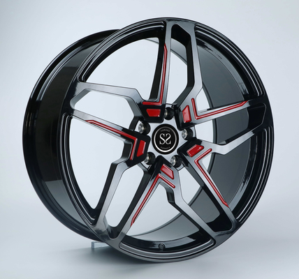 SAE j2530 rijden de rode en zwarte twee wielen van de kleuren18inch 19inch legering voor X5