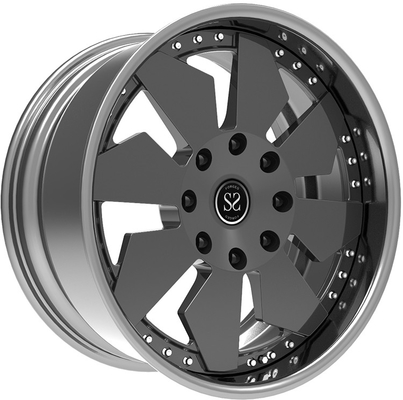 het 2-stuk smeedde van de het aluminiumlegering van de auto diep schotel wiel 22 duim 6x139.7 voor Land Cruiser Prado
