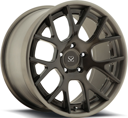 20inch de randen polijsten Zwarte Aangepaste 2-PC Gesmede Legeringsranden met 5x120 voor de Legeringswielen van BMW M4/SAE J2530