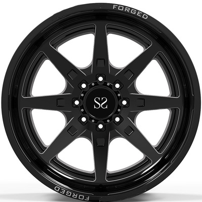 22x10, polijsten 22x12, en 22x14 diep de Zwarte Wielen van Malenvensters 4x4/Lip Gesmede Off Road-Randen