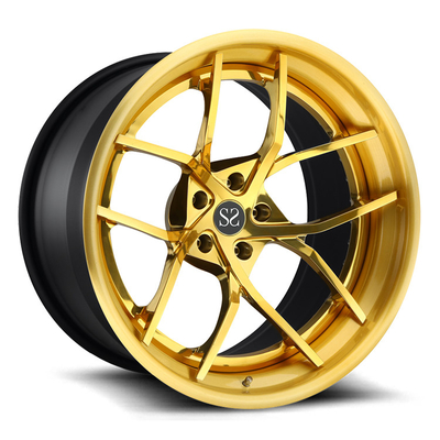 Pools 19“ smeedde Randen 5x114.3 voor Ford Mustang/Gele Legeringsranden 19“ Legeringsranden
