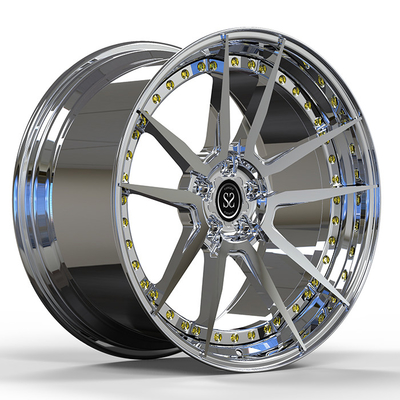 Gewankelde 20 X 13 2pc Gesmede Wielenranden voor Porsche 991
