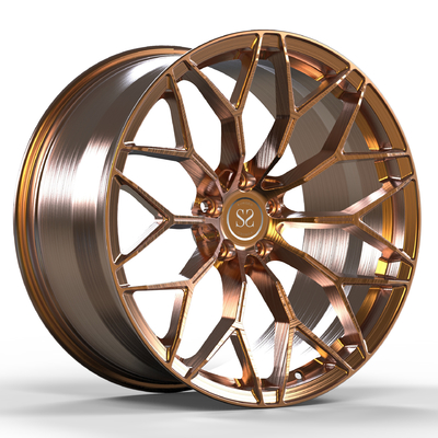 Geborsteld brons monoblock 21 duim gesmeed wiel voor Ferrari 458 randen van 1 stuklegering