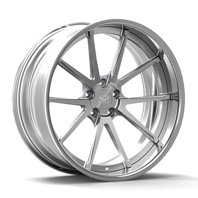 De aluminiumlegering rijdt 21 Duim van Audi Rs 6 Tweedelige Gesmede Wielen 5x112