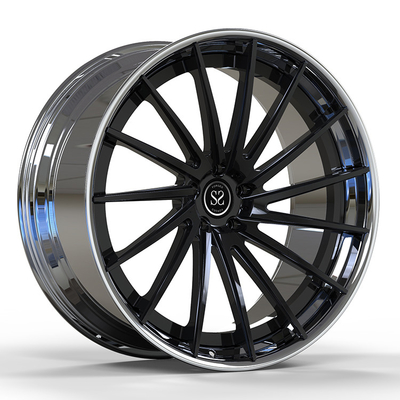 Audi Rs6 5 X 112 Velgen 6061-T6 Aluminium 20 Inch 2 Stuk Polish Velgen Polish Barrel + Black Disc