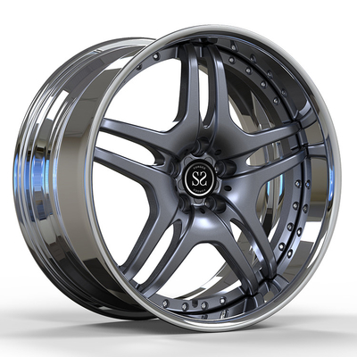 Benz Cls Custom 20 Inch 2 Stuk Pools Grijs Gesmede Velgen 5x112