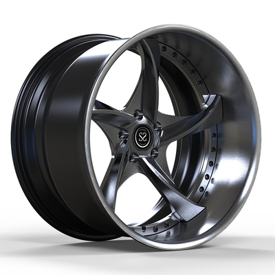 Lamborghini Custom 20 Inch 2 Stuk Grote Lip Gesmede Velgen 5x120