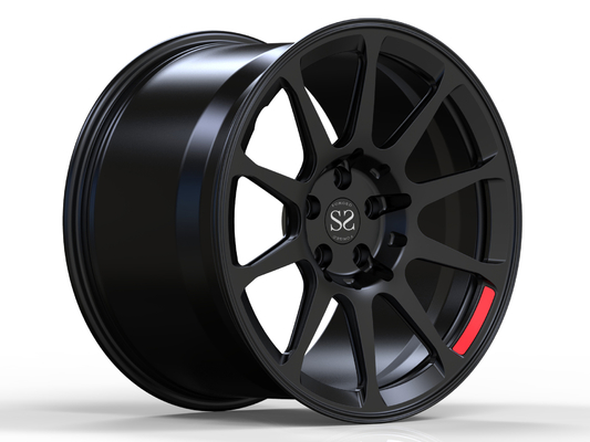 Matte Black Monoblock Forged Car rijdt 20 Duim voor de Randen van de het Aluminiumlegering van Audi R8