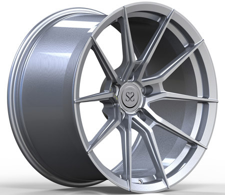 1-stuk legeert Matte Silver 20inch Randen voor Porsche 911 Auto Gesmede Centrumspaties rijden