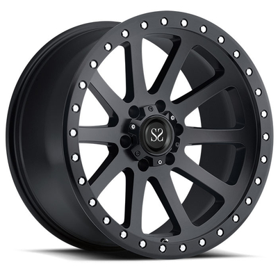 Douane 20 22 24 Duim Op zwaar werk berekende 6 X 139,7 5 X 150 5 X 127 Wielen van Off Road van Matt Black 4 X 4 de Gesmede