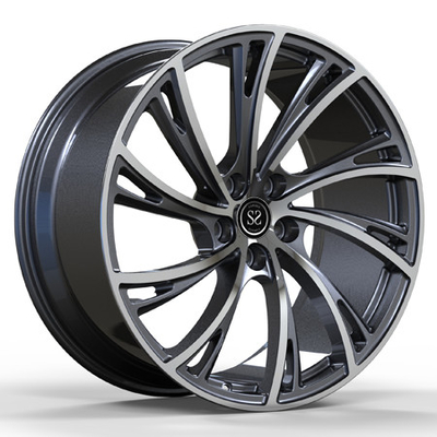 21x10 1 het stuk gesmede 5x120-wiel van het het kanonmetaal machinaal bewerkte gezicht van de aluminiumlegering voor Range Rover-hse autoranden