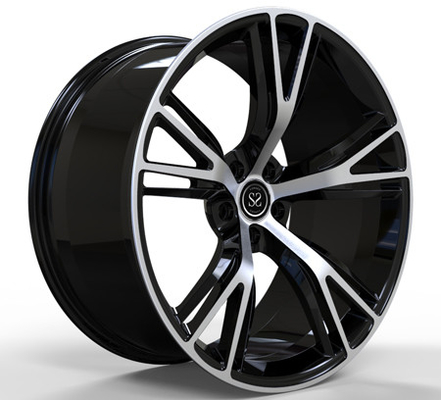 polijst de Ééndelige Gesmede het Aluminiumlegering van 22x9 22x11 Zwart Machinaal bewerkt Gezichtswiel voor de Autoranden van BMW M6