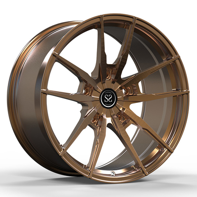 Gesmeed Aluminium 21 Duim van Audi Rs 6 Tweedelige Gesmede Wielen 139.7mm Pcd
