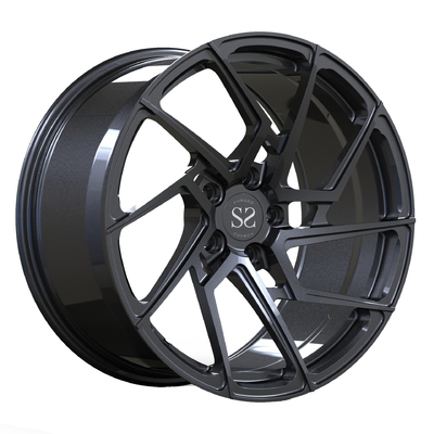 Voor M3 Richting Concave Randen van 1 de Stuk Gesmede van de Autowielen van Monoblock Zwarte de Legeringsdouane