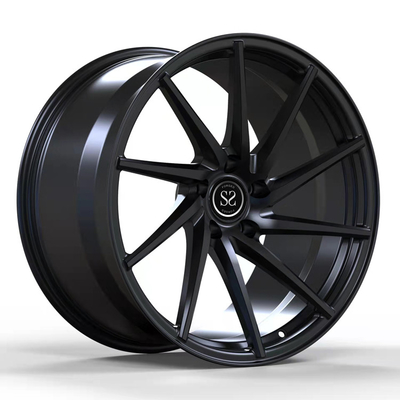 Gewankelde Gouden Zwarte Gesmede 5x120 rijdt Diepe Schotel Concave A6061 T6 Legering