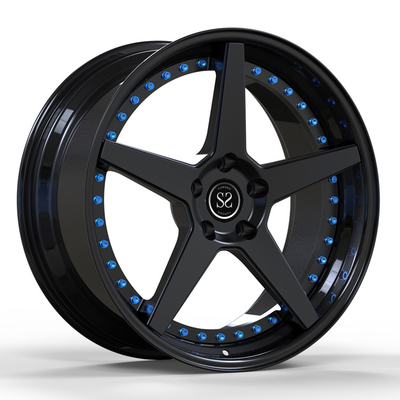 De Wielen van het het Kanonmetaal 5x130 van het A6061t6 Satijn voor VW 20x9 5x112 5x120
