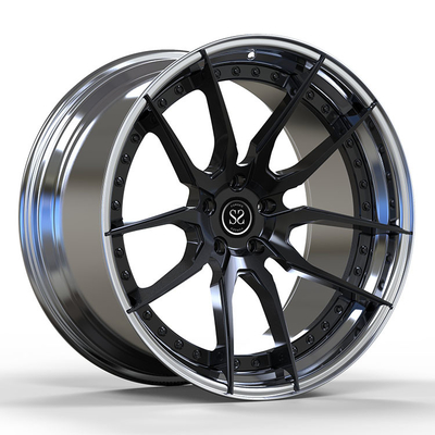 Op maat gemaakte 22 inch zwart + gepolijst 1-PC gesmeed velgen voor MW X5 G05