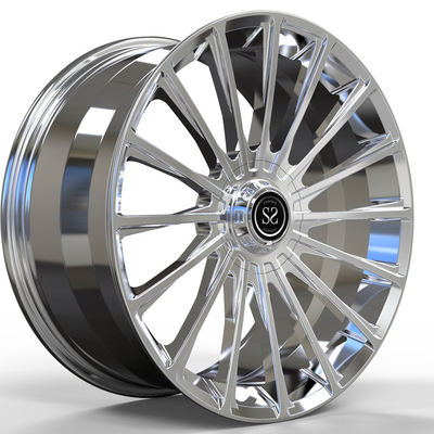 1 de Wielen Monoblock van stukchrome Gesmeed voor de Gewankelde Randen van S63 20x8.5 20x9.5