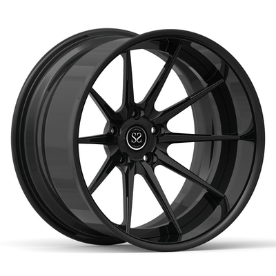 Matte Black Forged 2 stukkenranden 20 19 Concave Legering Pontiac van de Duim19x9 19x11 de Diepe Schotel trans Wielen