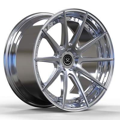 Geborstelde Opgepoetste PC 2 smeedde Wielen voor Randen van de de Legeringsauto van BMW de X4 Gewankelde 19inch