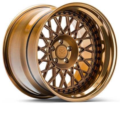 De Vossenstijl 3 Gesmeed Stuk rijdt 20inch Opgepoetst Brons voor de Randen van de Luxeauto