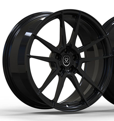 Polijst Zwarte Audi Forged Wheels 21 Duim 139.7mm Tweedelige Pcd