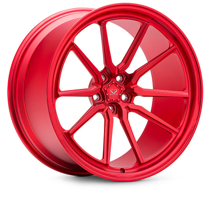Auto van suikergoed de Rode Vlakke Porsche Gesmede die Wielen 24inches voor de Auto van GT wordt aangepast