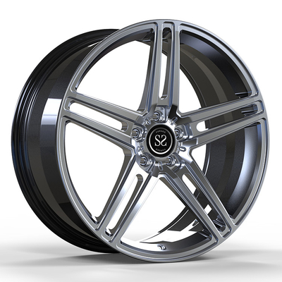 5x112 1 stuk Gesmede Wielen met PCD-Patroonzilver voor Mercedes GLS